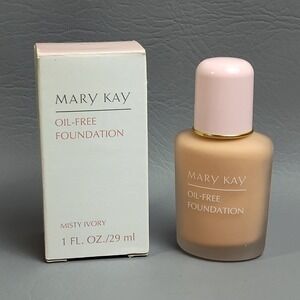 Mary Kay Oil Free Liquid Foundation Misty Ivory 3855 NEW NOS 100% Fragrance Free